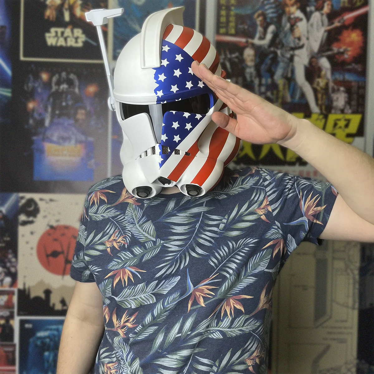 Arc Trooper USA Flag Helmet - Clean - Image 5