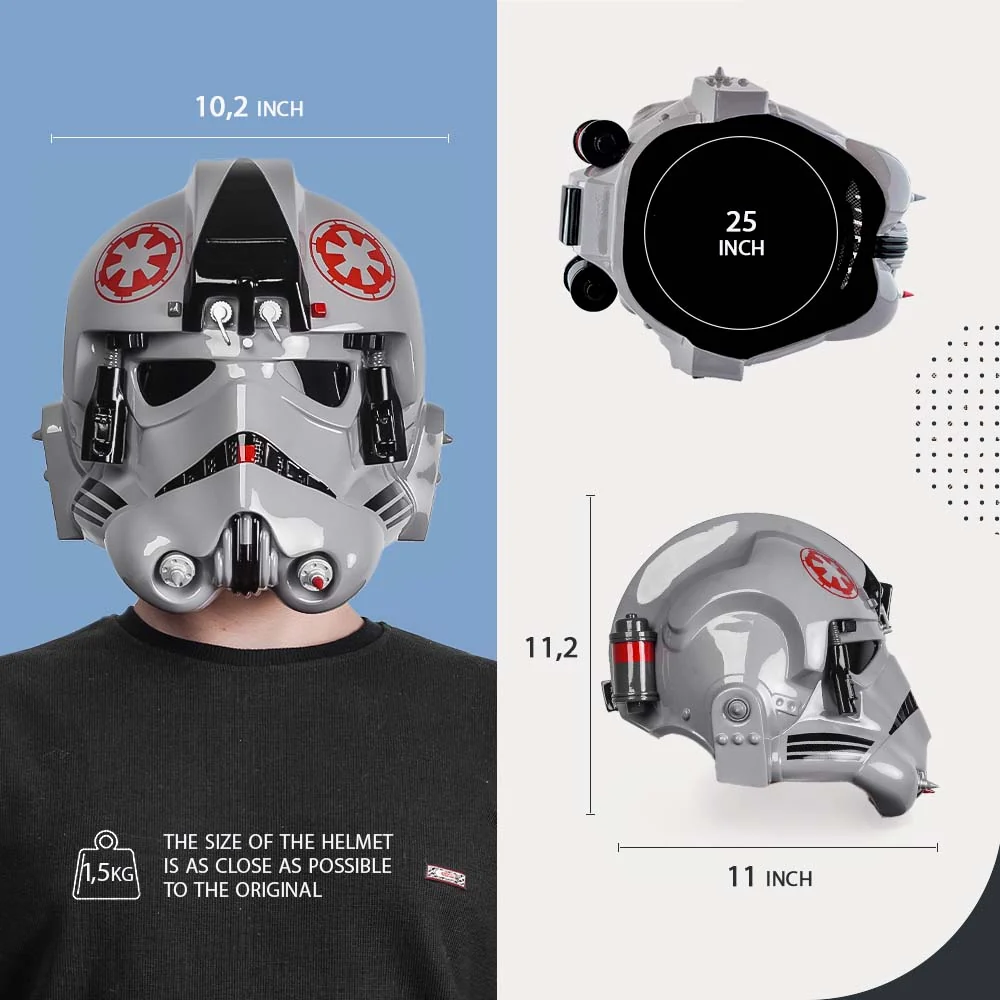 AT-AT Driver Helmet - Gray - Image 10