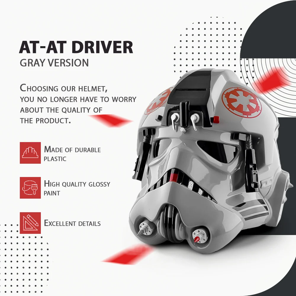 AT-AT Driver Helmet - Gray - Image 2