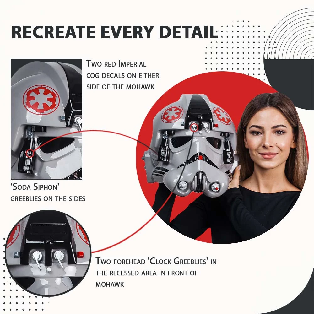 AT-AT Driver Helmet - Gray - Image 3
