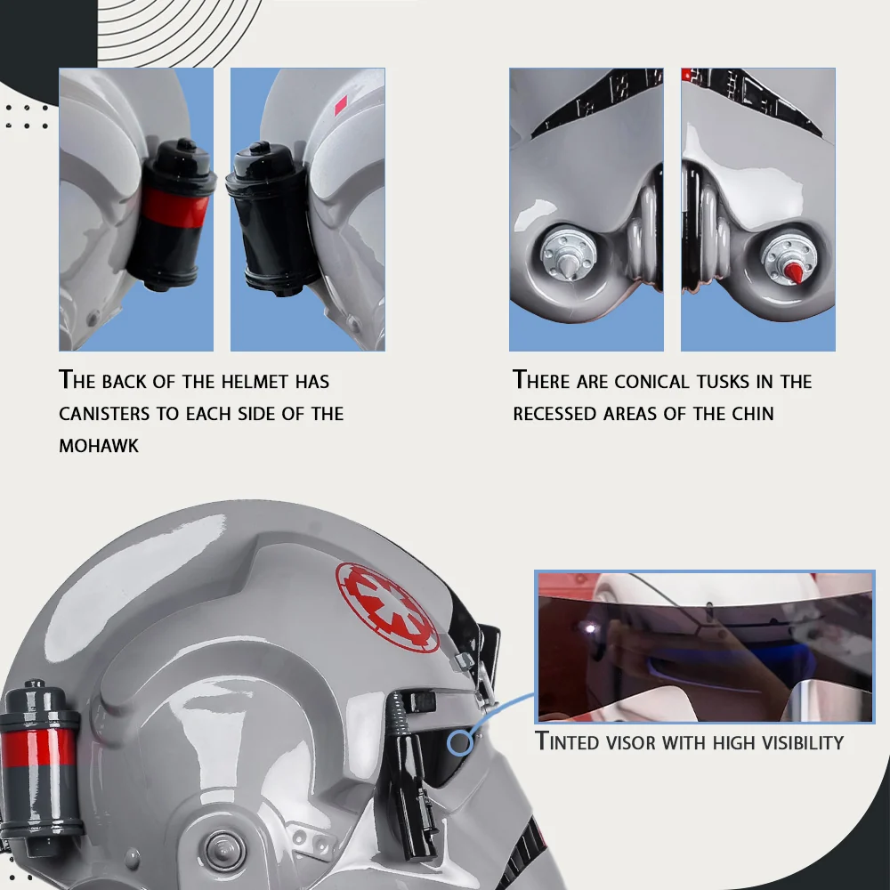 AT-AT Driver Helmet - Gray - Image 4