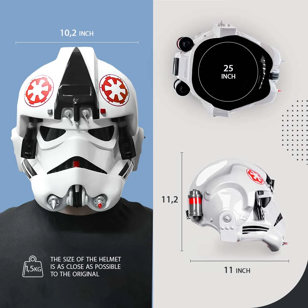 AT-AT Driver Helmet - White - Image 10