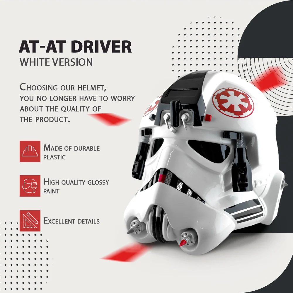 AT-AT Driver Helmet - White - Image 2