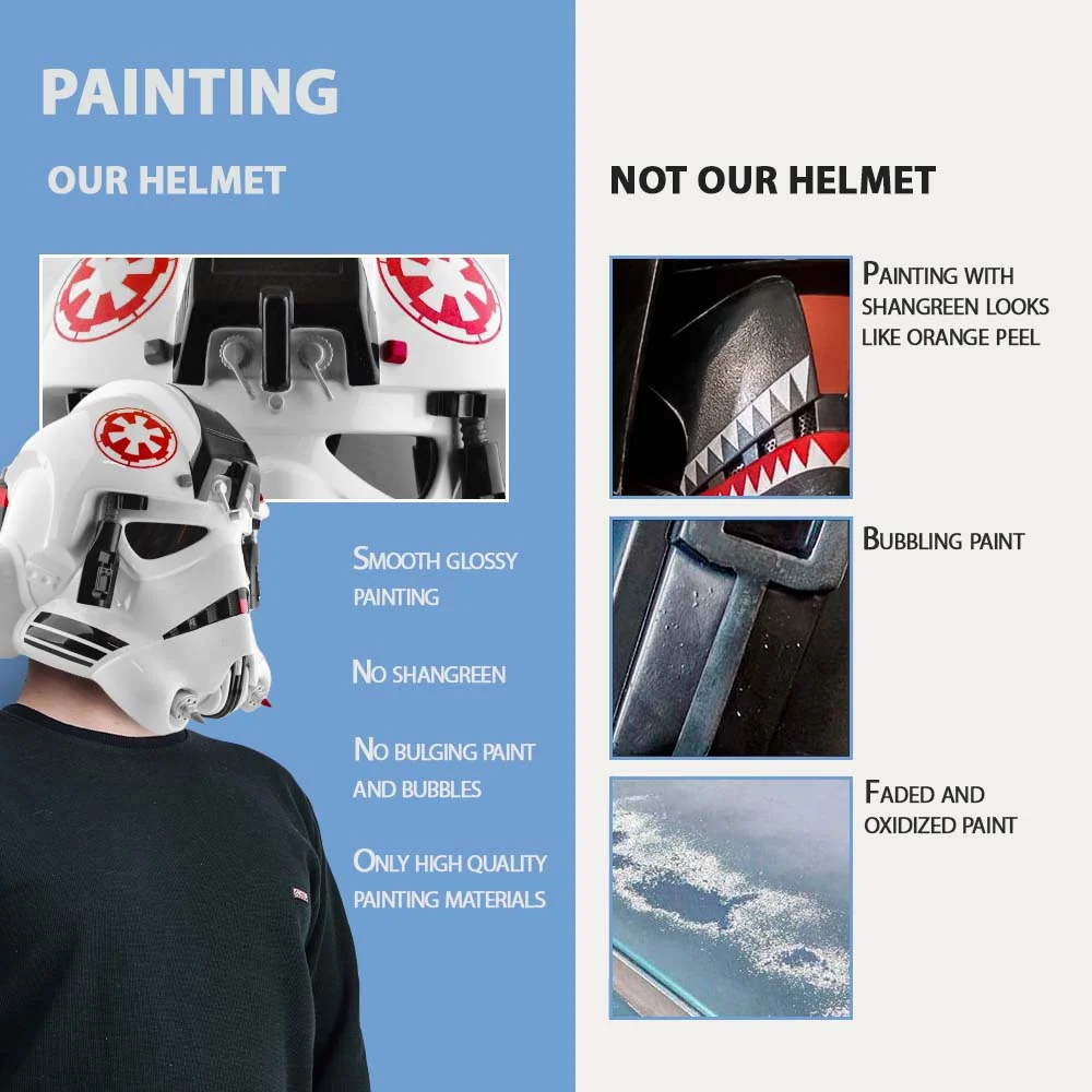 AT-AT Driver Helmet - White - Image 5
