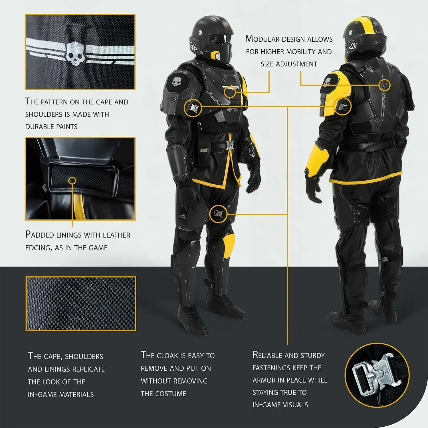 Helldivers B-01 Cosplay Costume - Left Line - Image 5