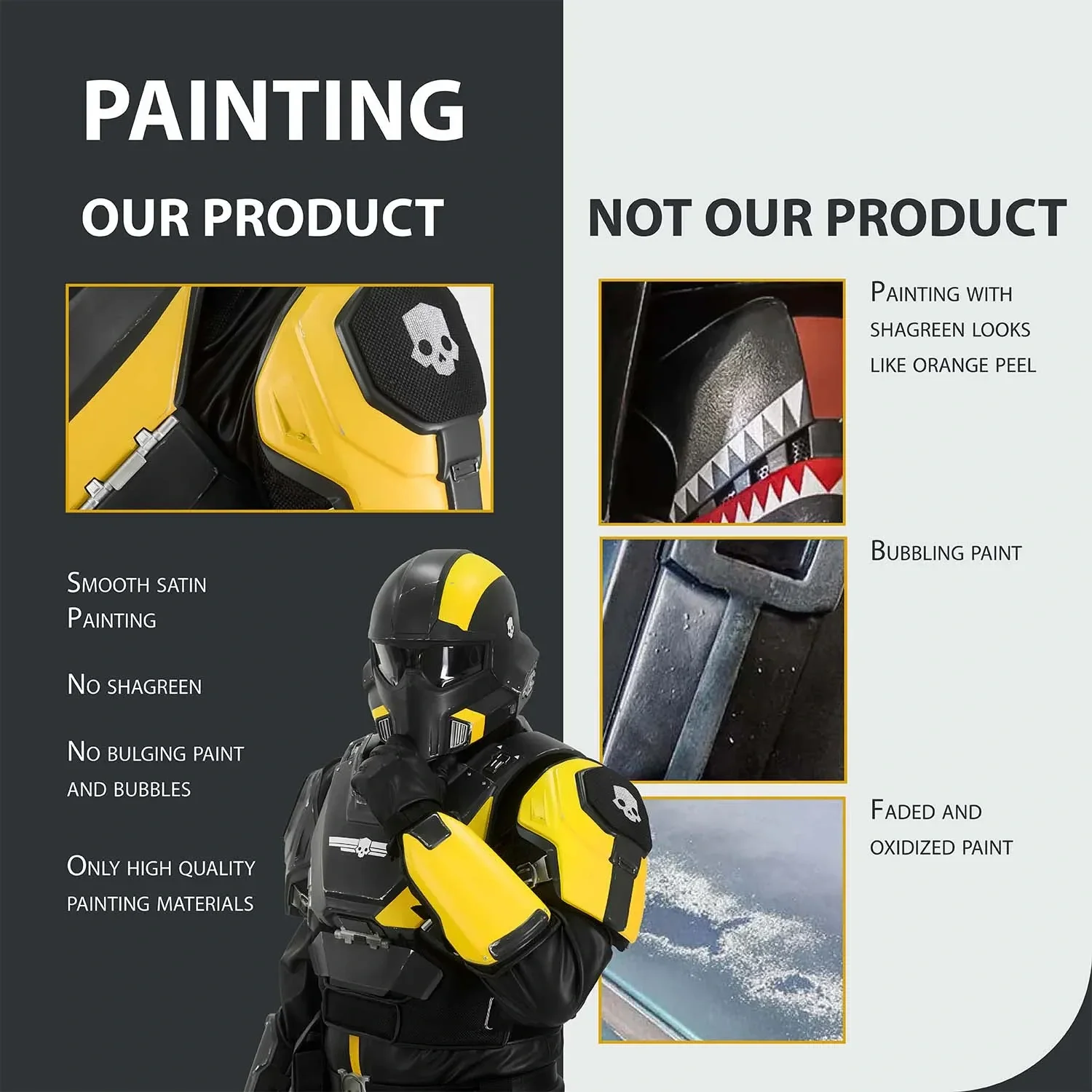Helldivers B-01 Cosplay Costume - Left Line - Image 6