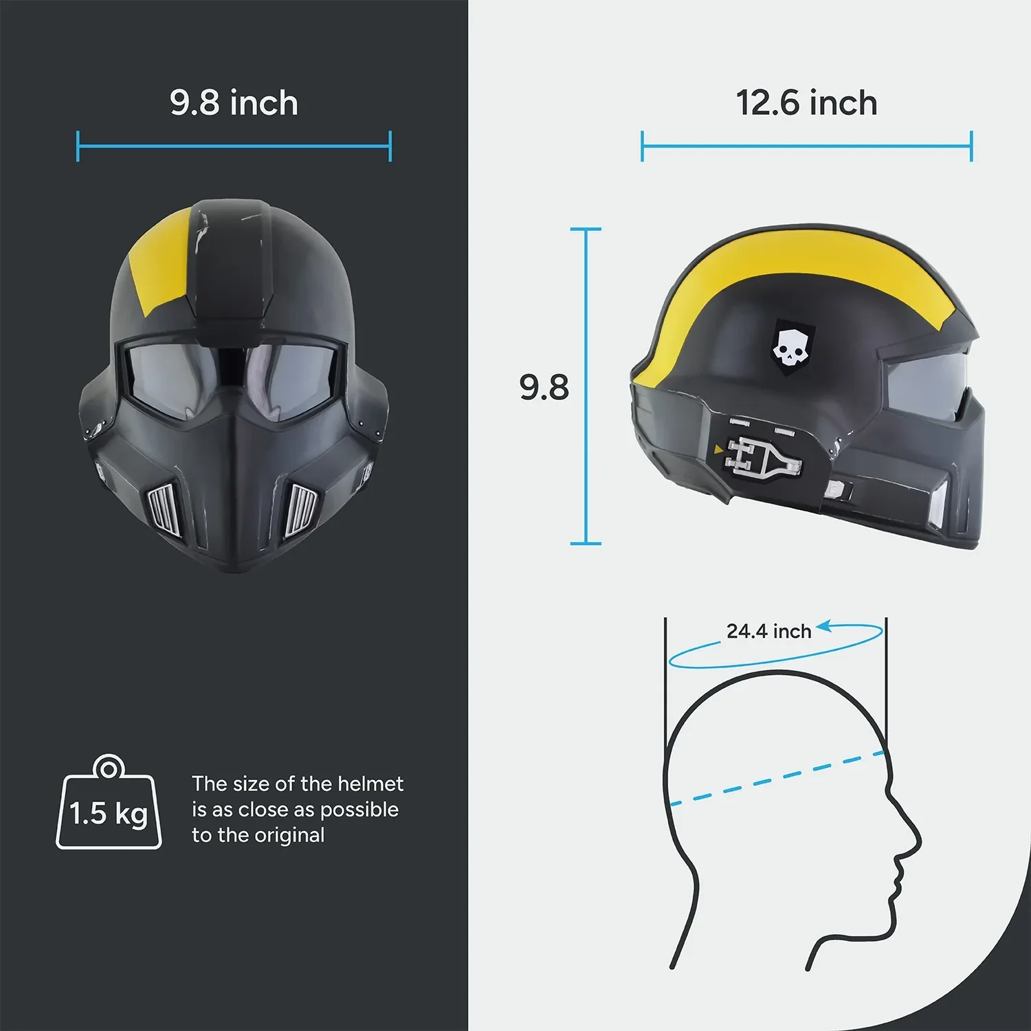 Helldivers B-01 Tactical Helmet - Right Line - Image 11