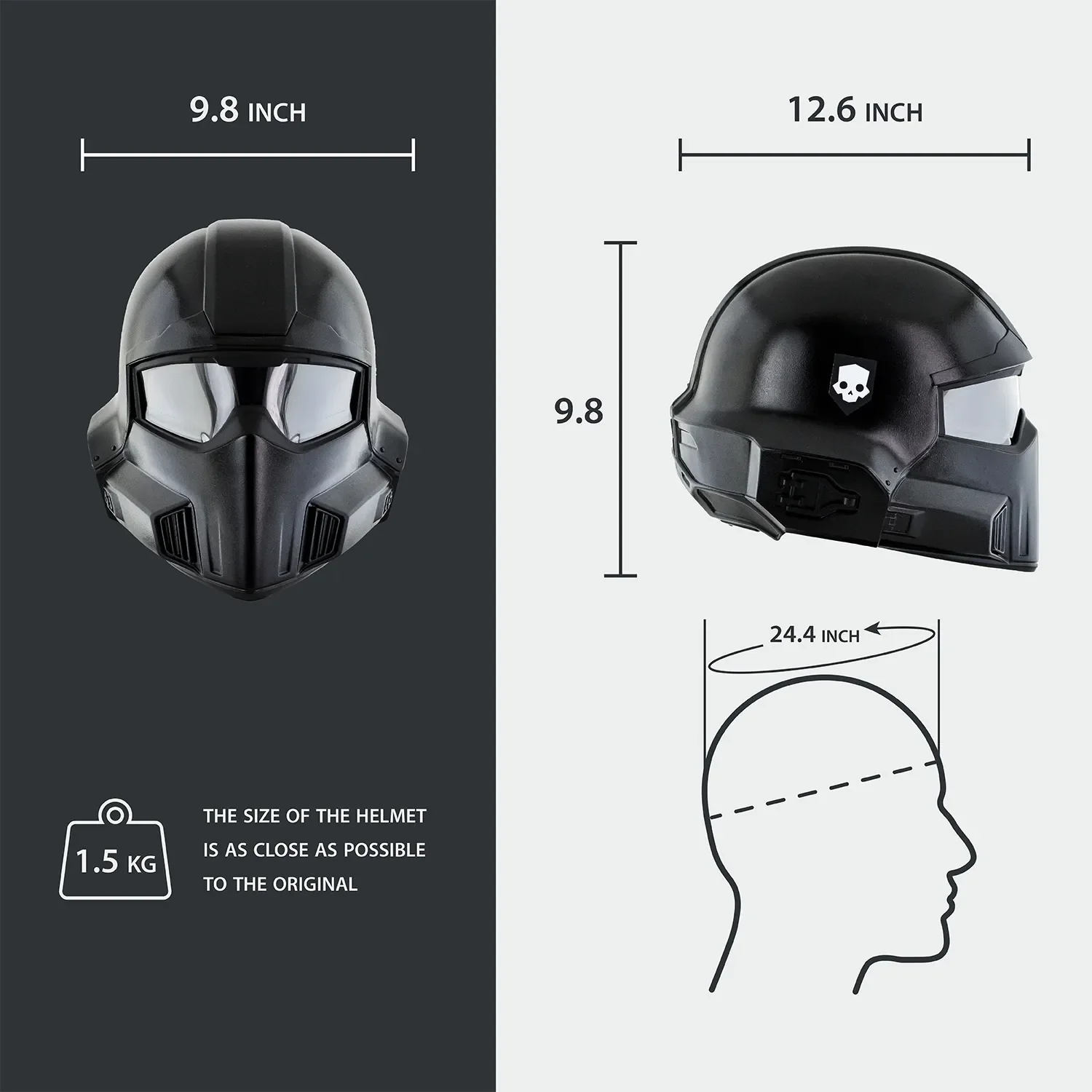 Helldivers 2 B-22 Helmet - Black - Image 13