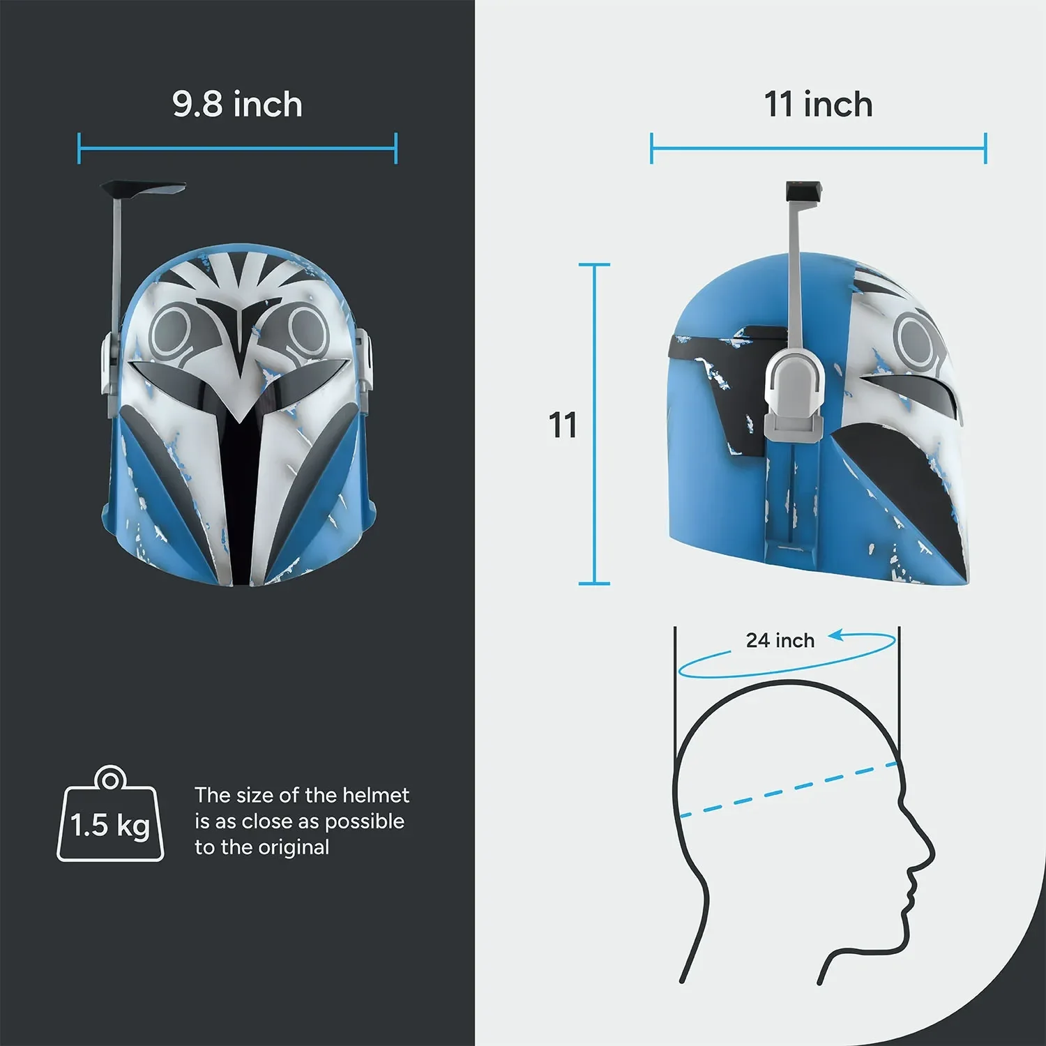 Bo Katan Helmet - Image 12