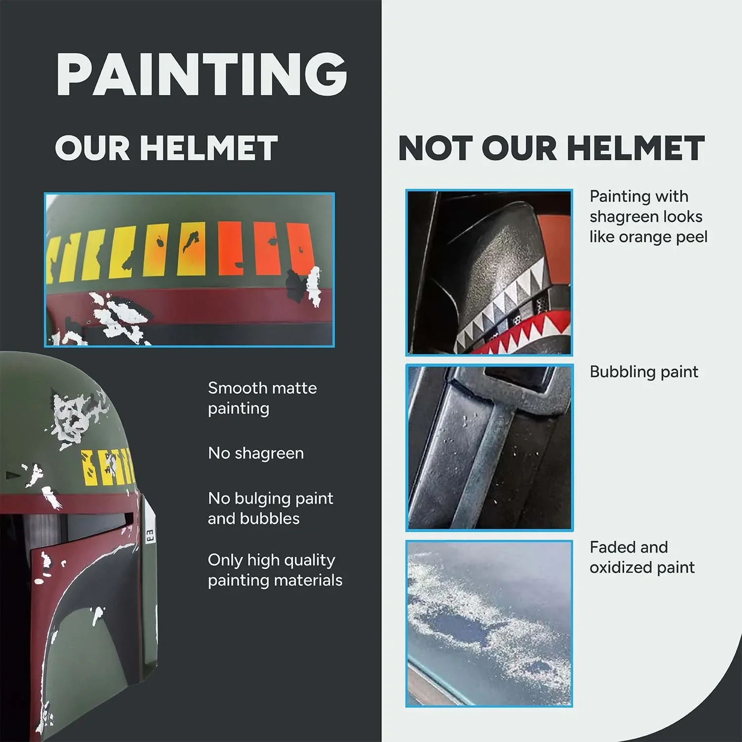 Boba Fett - Classic Old Helmet with LED - Image 8