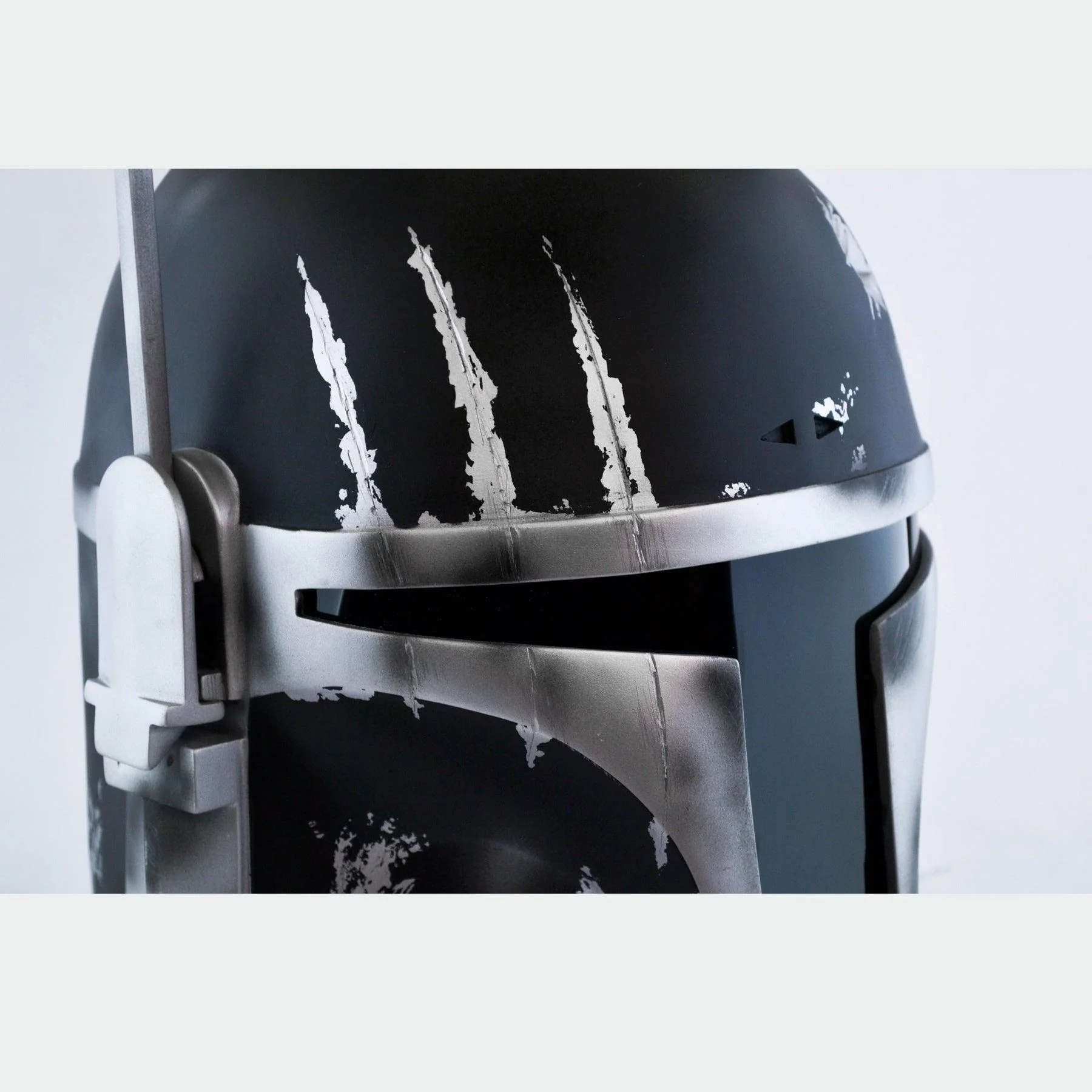 Boba Fett - Custom Black Helmet with LED - Image 14