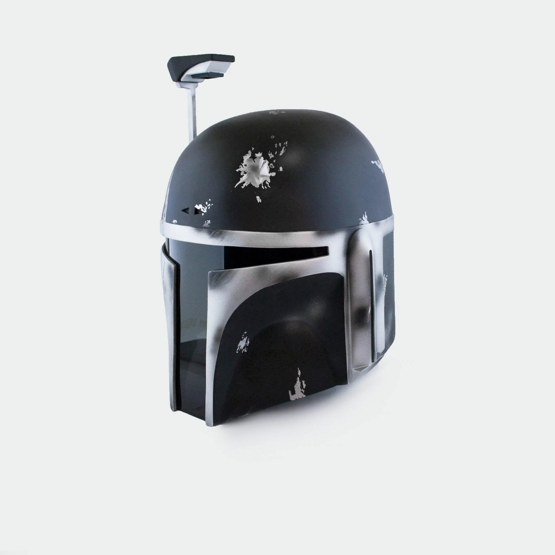 Boba Fett - Custom Black Helmet with LED - Image 5