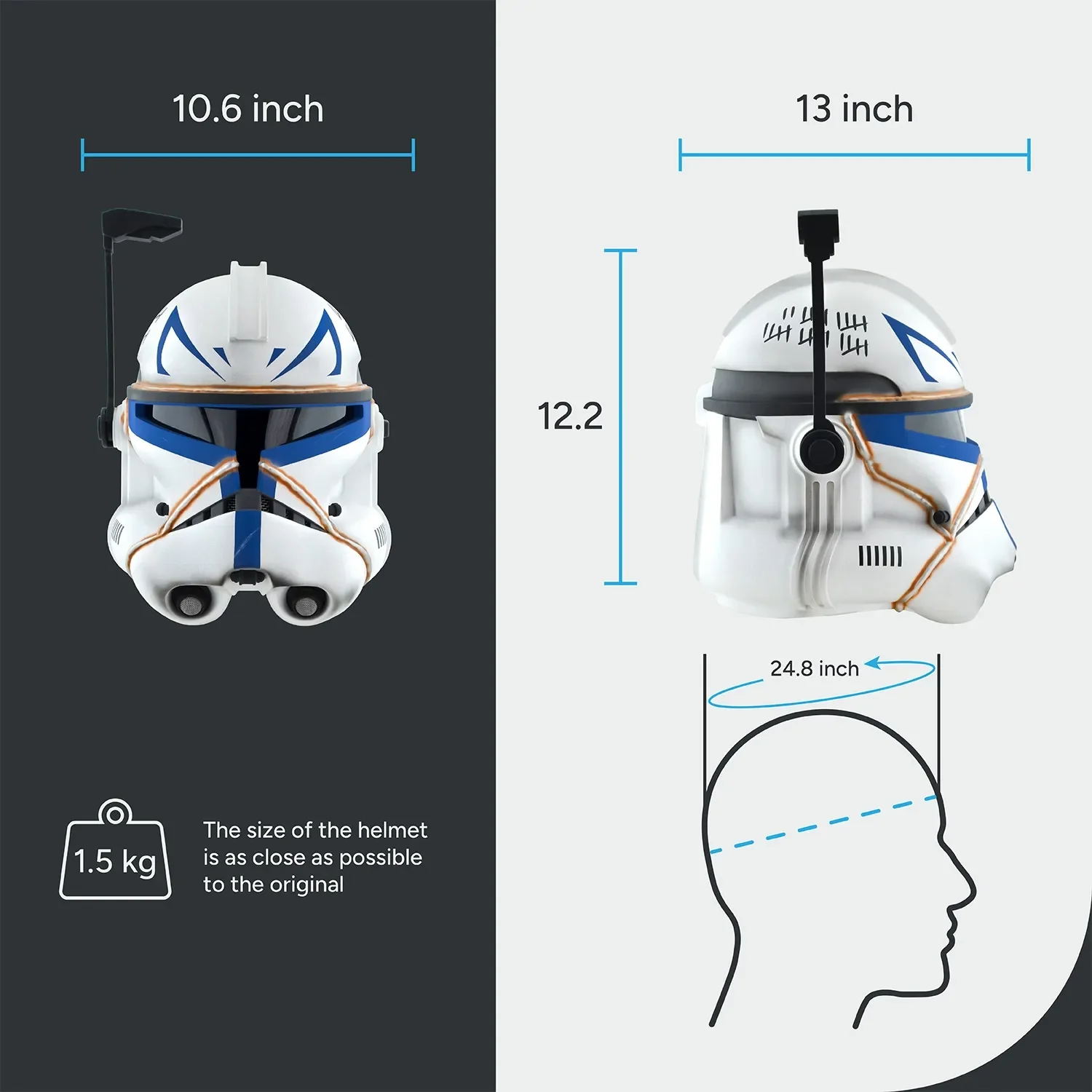 Captain Rex Realistic Helmet - Image 11