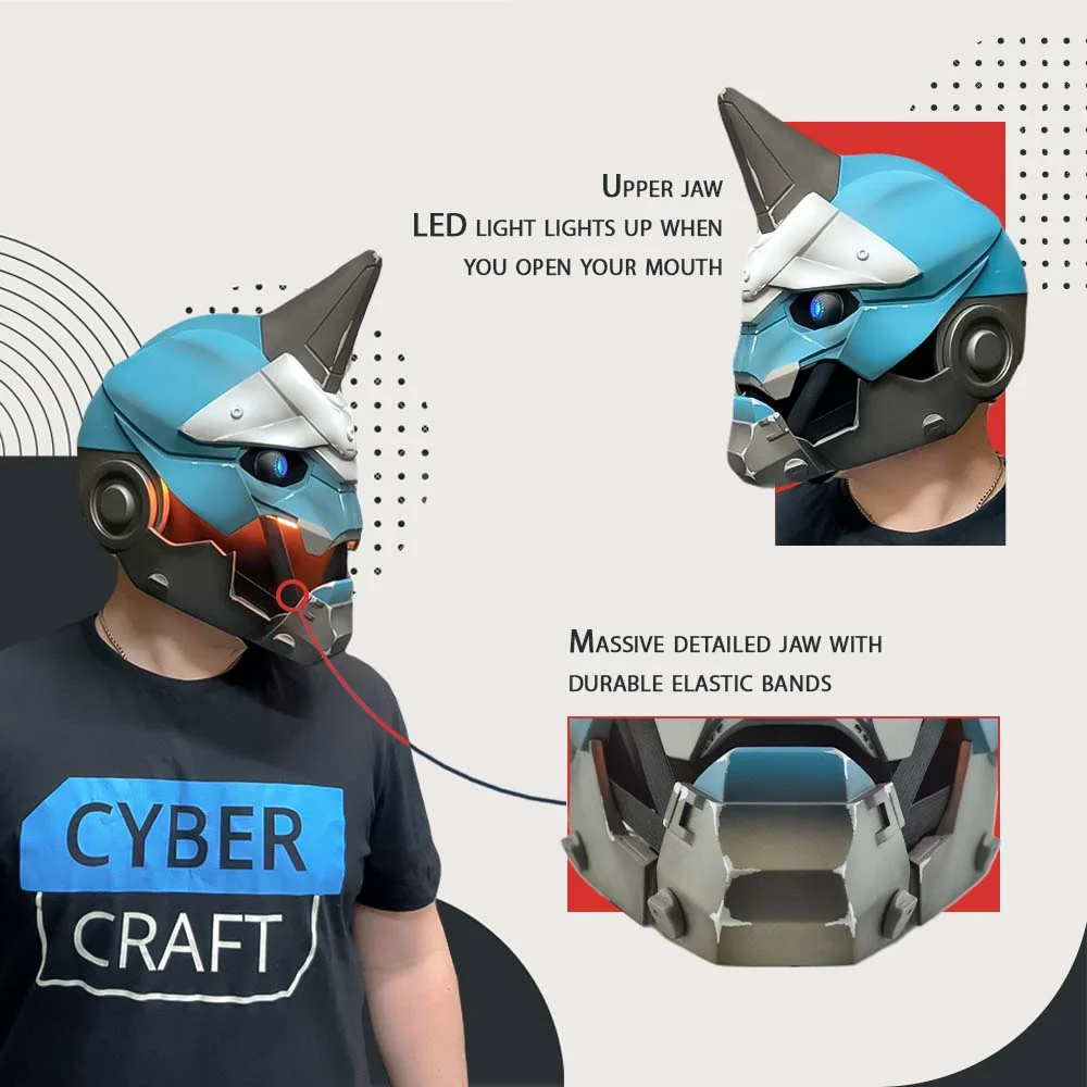 Cayde-6 Helmet with LED lights - Image 4