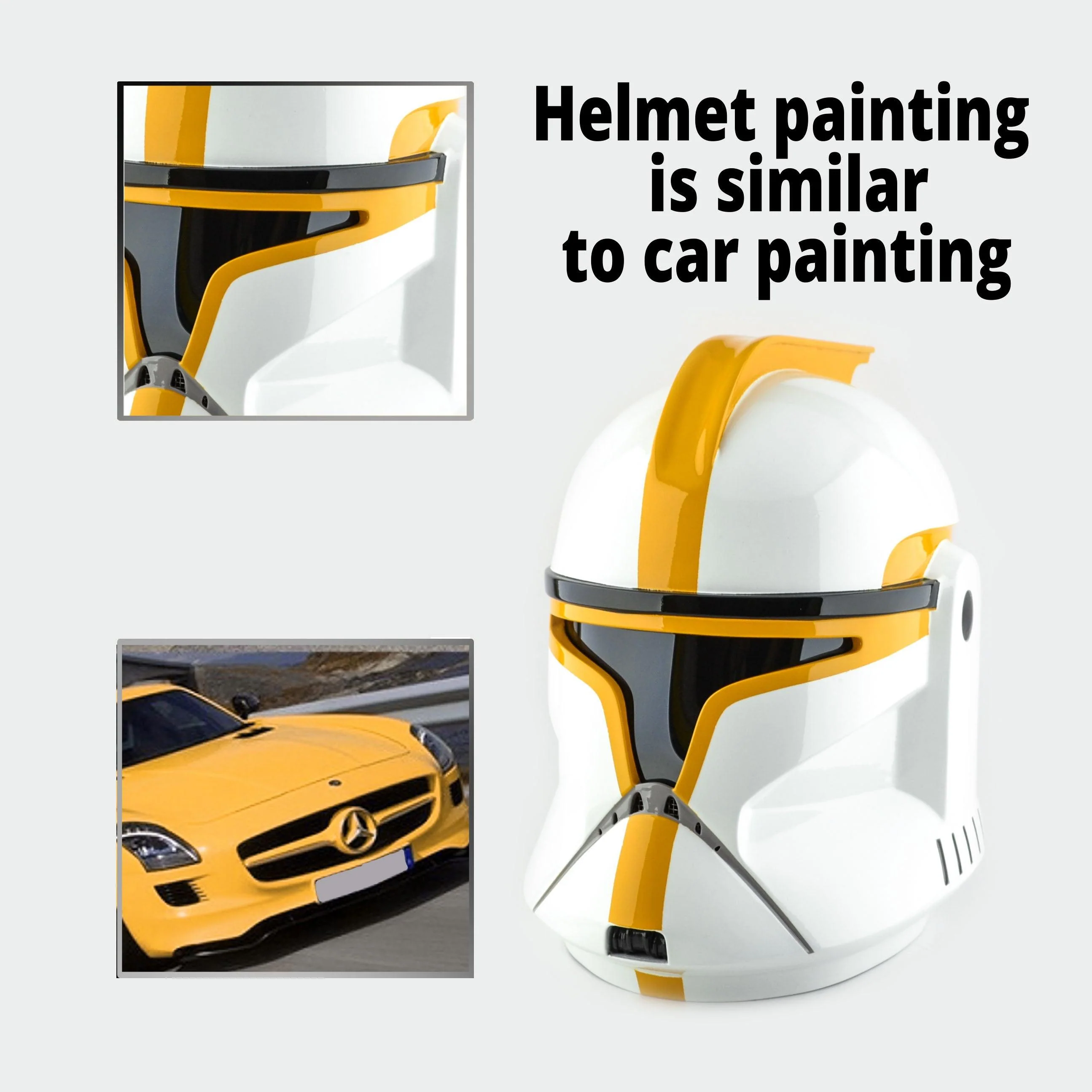 Clone 1 - Commander Clean Helmet - Image 3