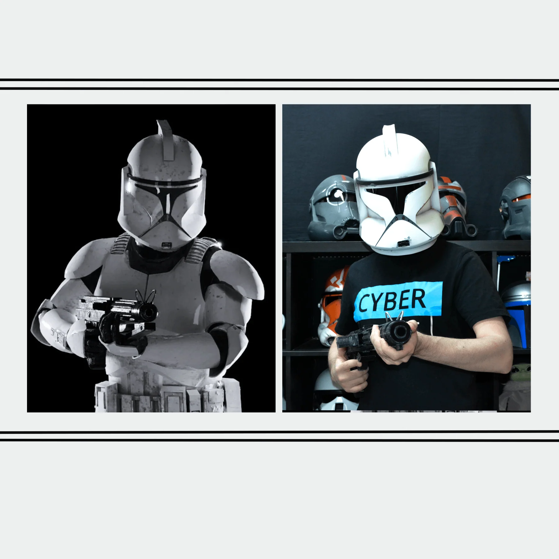 Clone 1 - Shiny and Weathered Helmet - Image 5