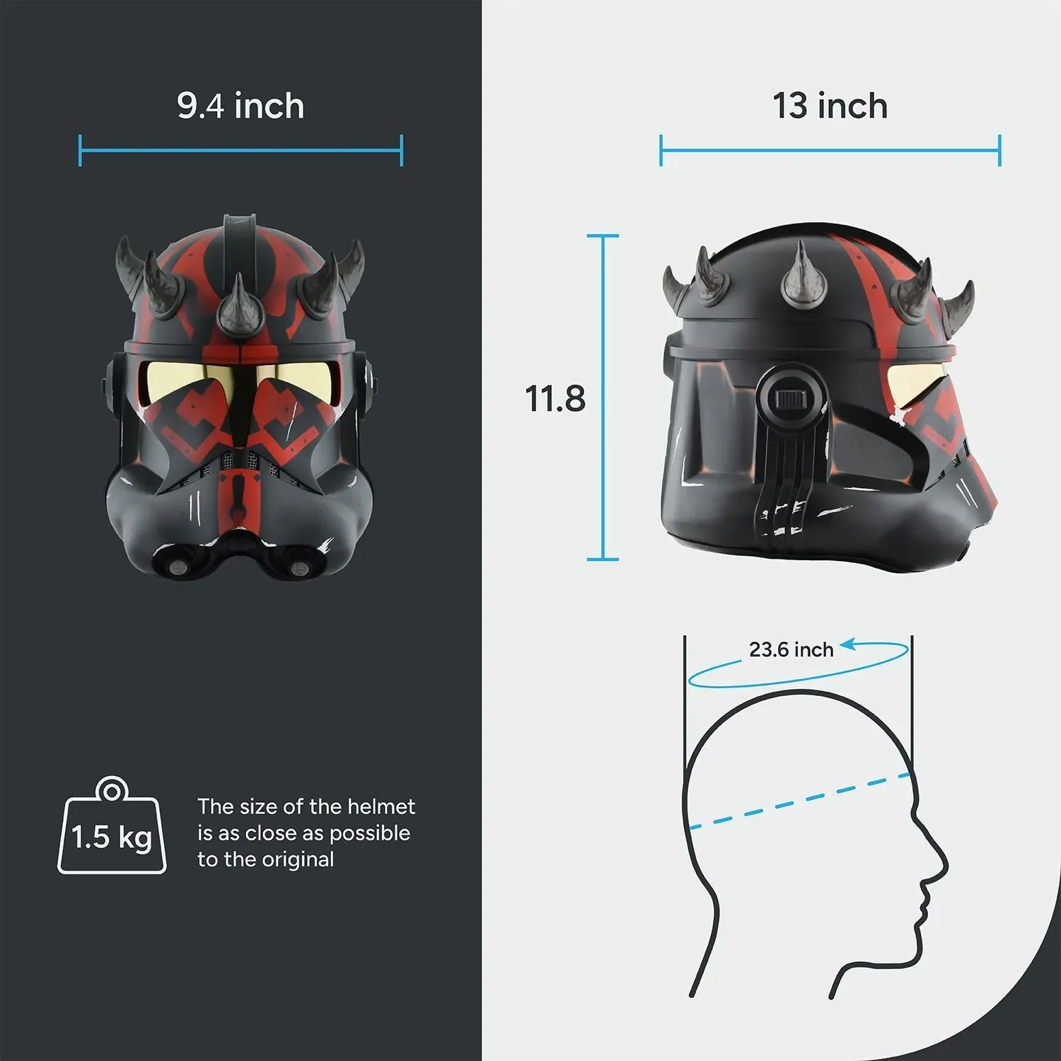 Clone 2 - Darth Maul Helmet - Image 11