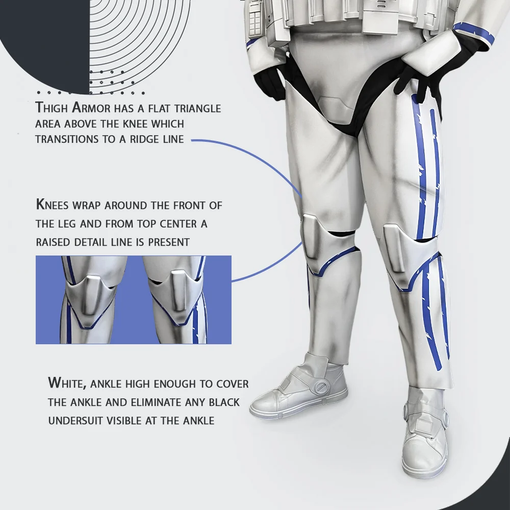 Clone 501 Damage Cosplay Armor Costume - Image 5