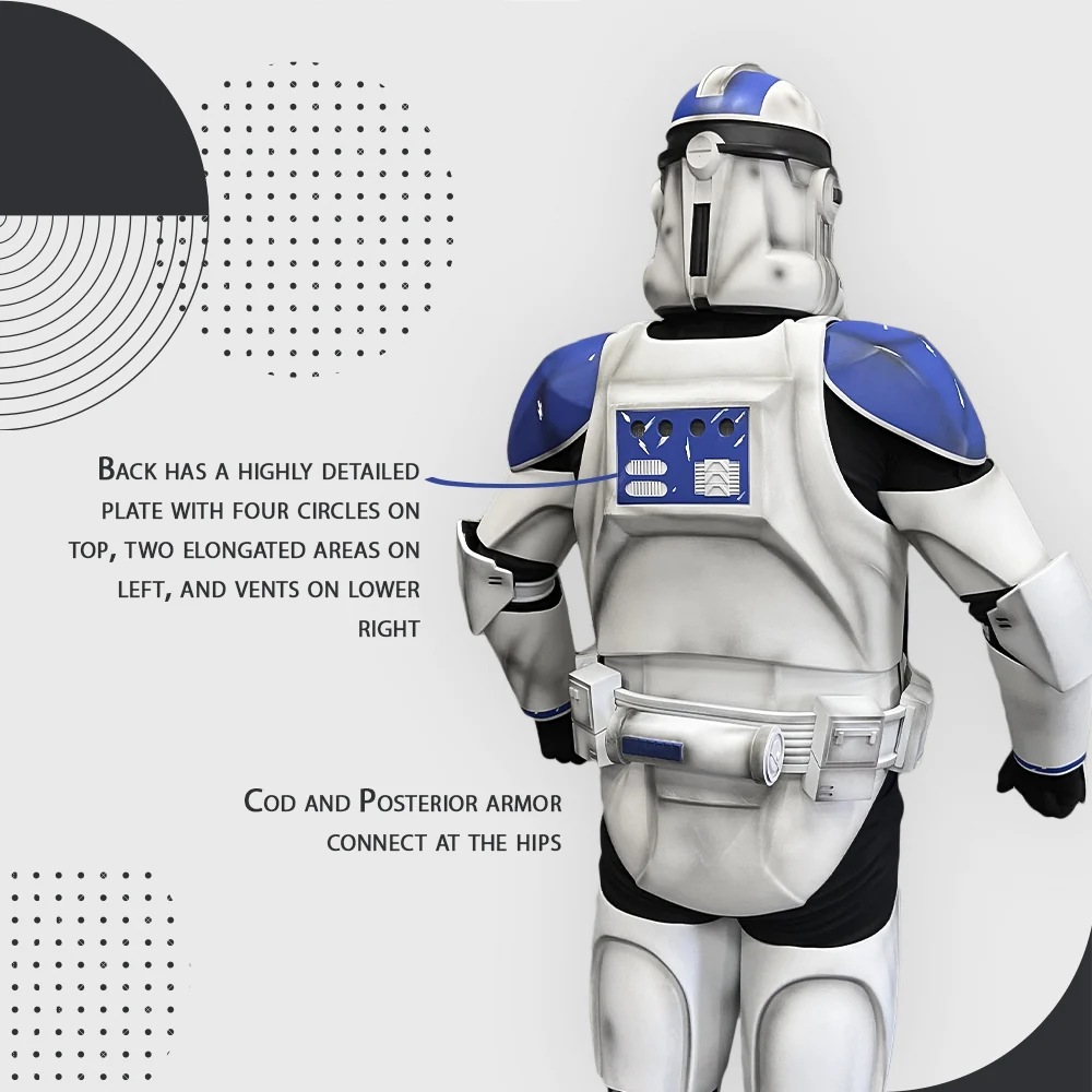 Clone 501 Damage Cosplay Armor Costume - Image 6