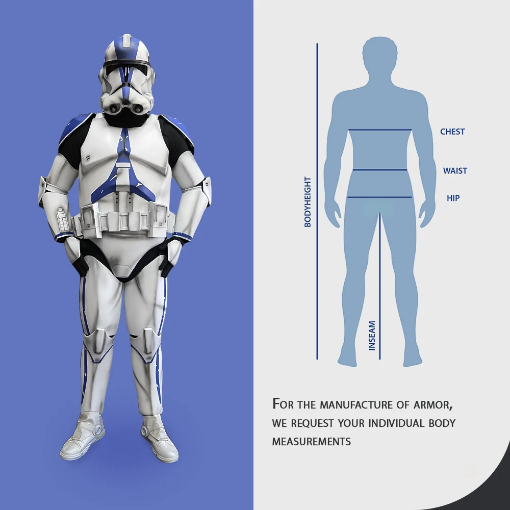 Clone 501 Damage Cosplay Armor Costume - Image 9