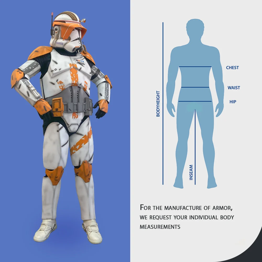 Commander Cody Clone Trooper Cosplay Armor Costume - Image 10
