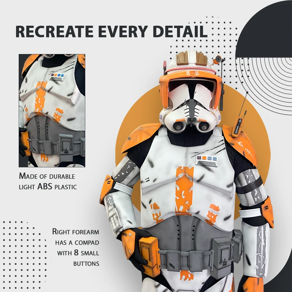 Commander Cody Clone Trooper Cosplay Armor Costume - Image 6
