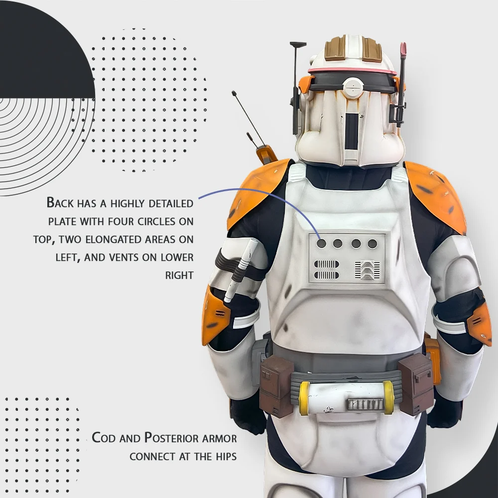Commander Cody Clone Trooper Cosplay Armor Costume - Image 8