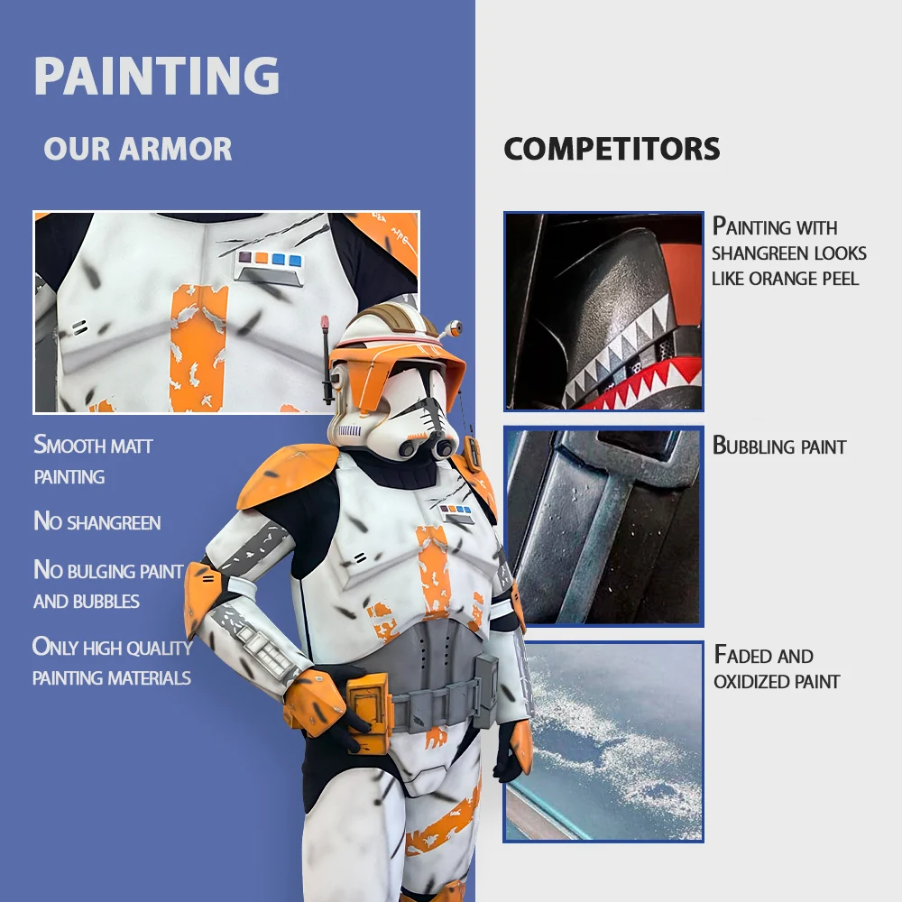 Commander Cody Clone Trooper Cosplay Armor Costume - Image 9