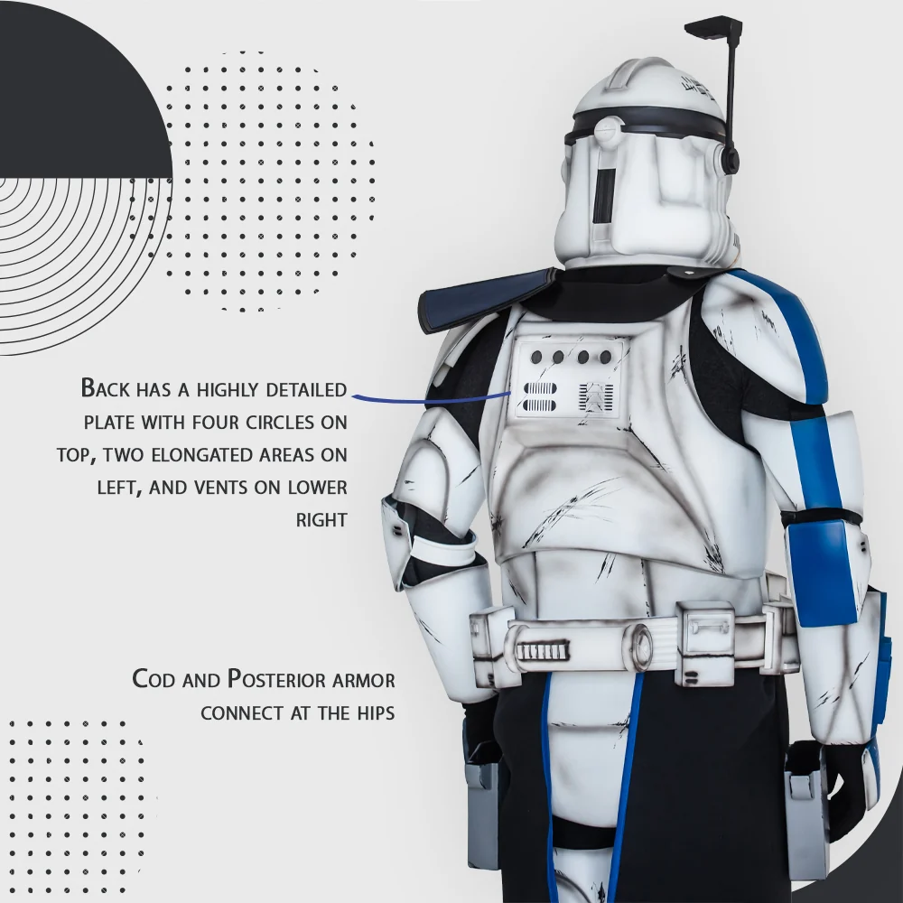 Captain Rex Clone Trooper Cosplay Armor Costume - Image 6