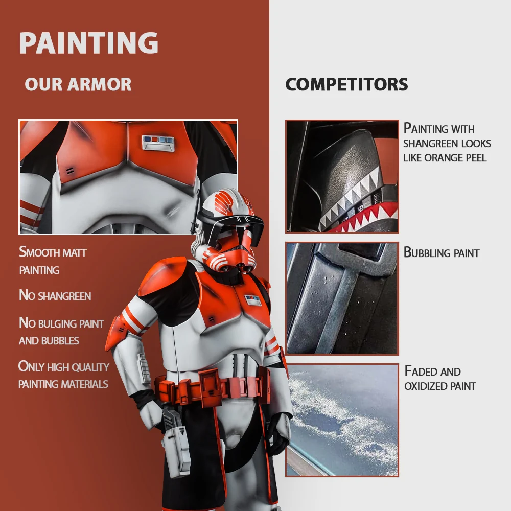 Commander Thorn Clone Trooper Cosplay Armor Costume - Image 10