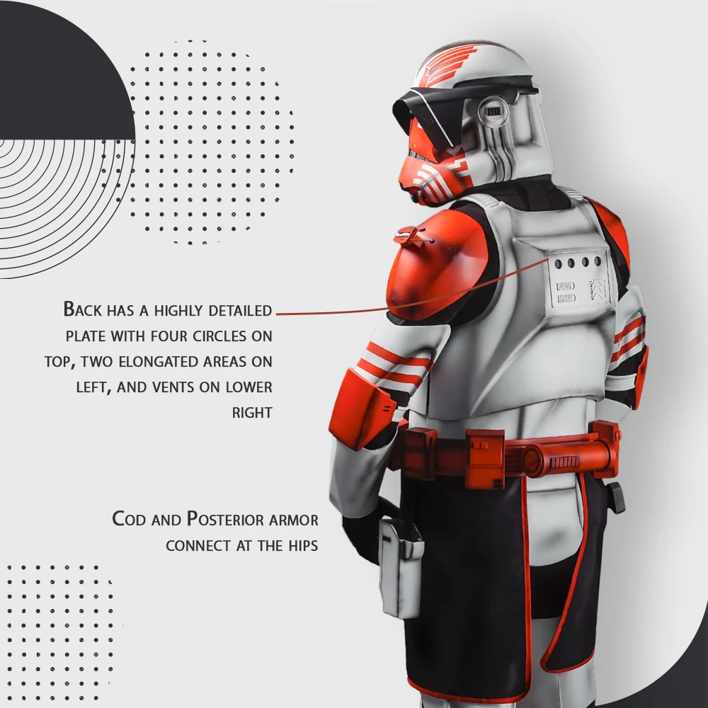 Commander Thorn Clone Trooper Cosplay Armor Costume - Image 6