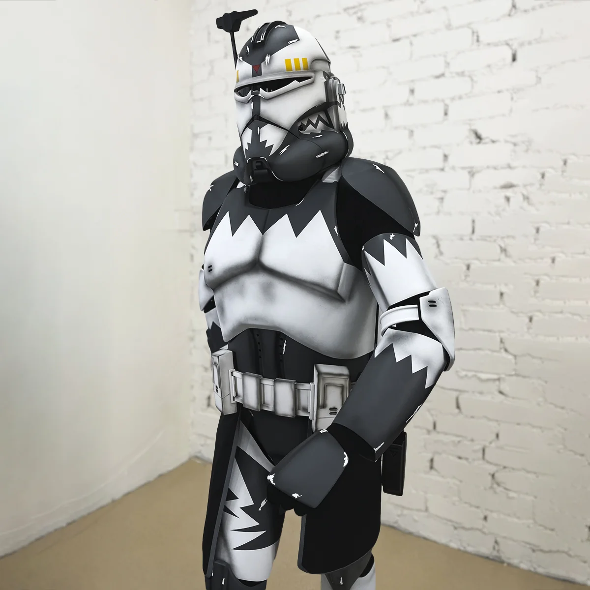 Commander Wolffe Damage Clone Trooper Cosplay Armor Costume - Image 3