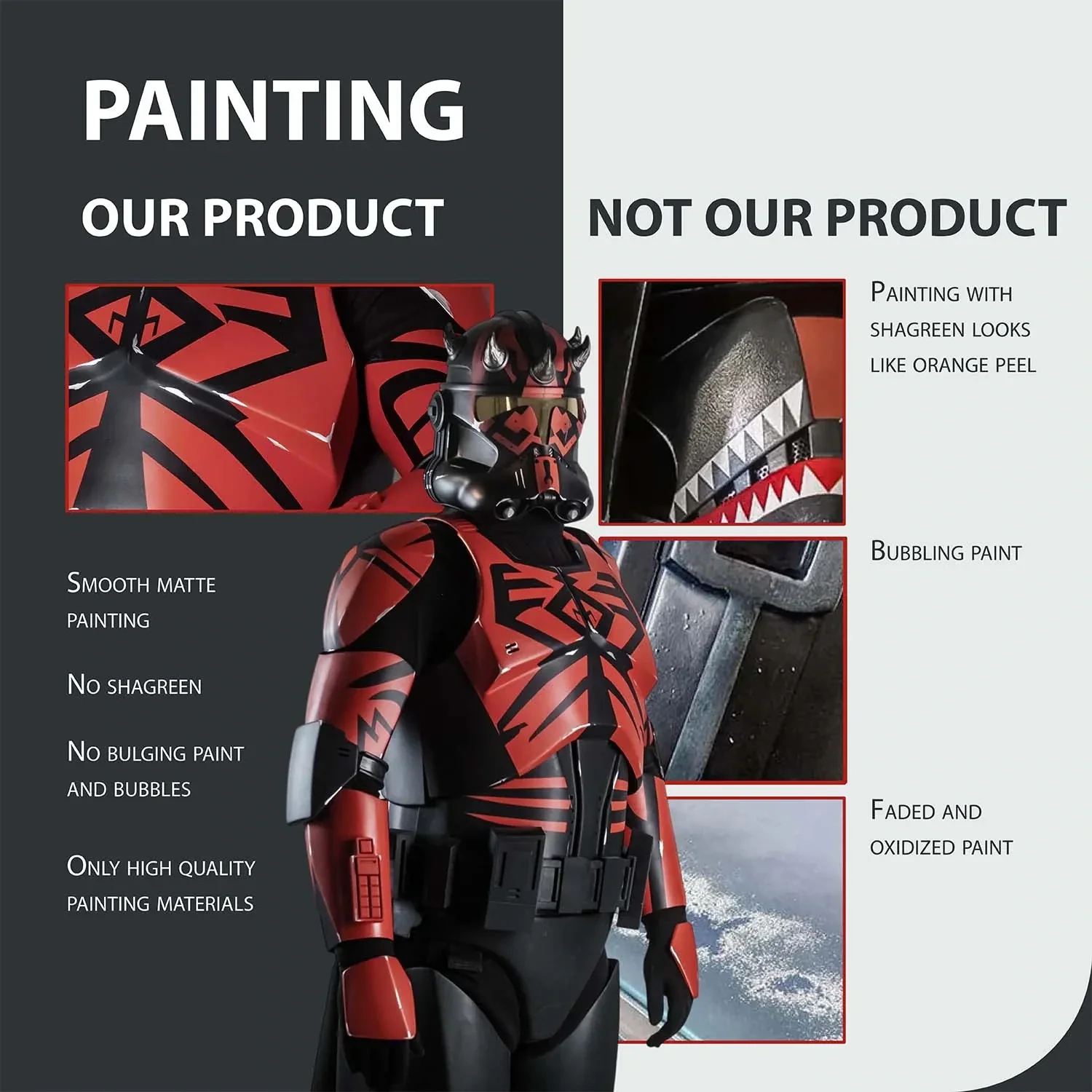 Darth Maul Clone Trooper Cosplay Armor Costume - Image 5