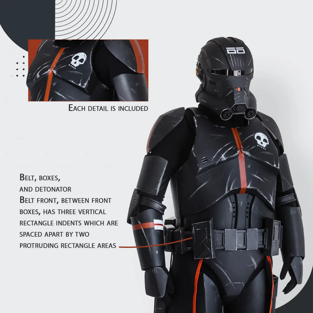 Echo Bad Batch Clone Trooper Cosplay Armor Costume - Image 4