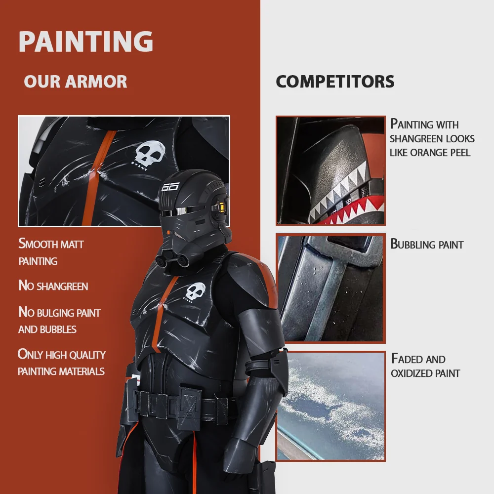Echo Bad Batch Clone Trooper Cosplay Armor Costume - Image 6