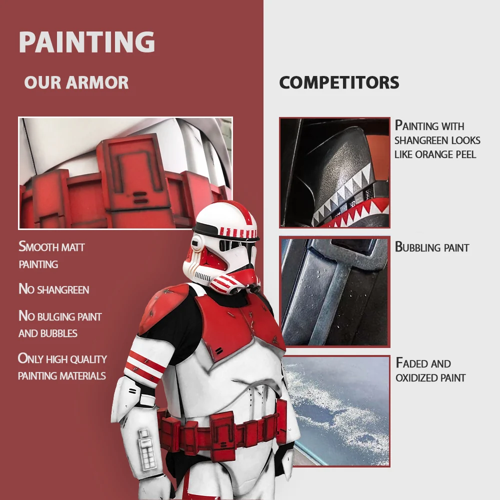 Shock Clone Trooper Cosplay Armor Costume - Image 5