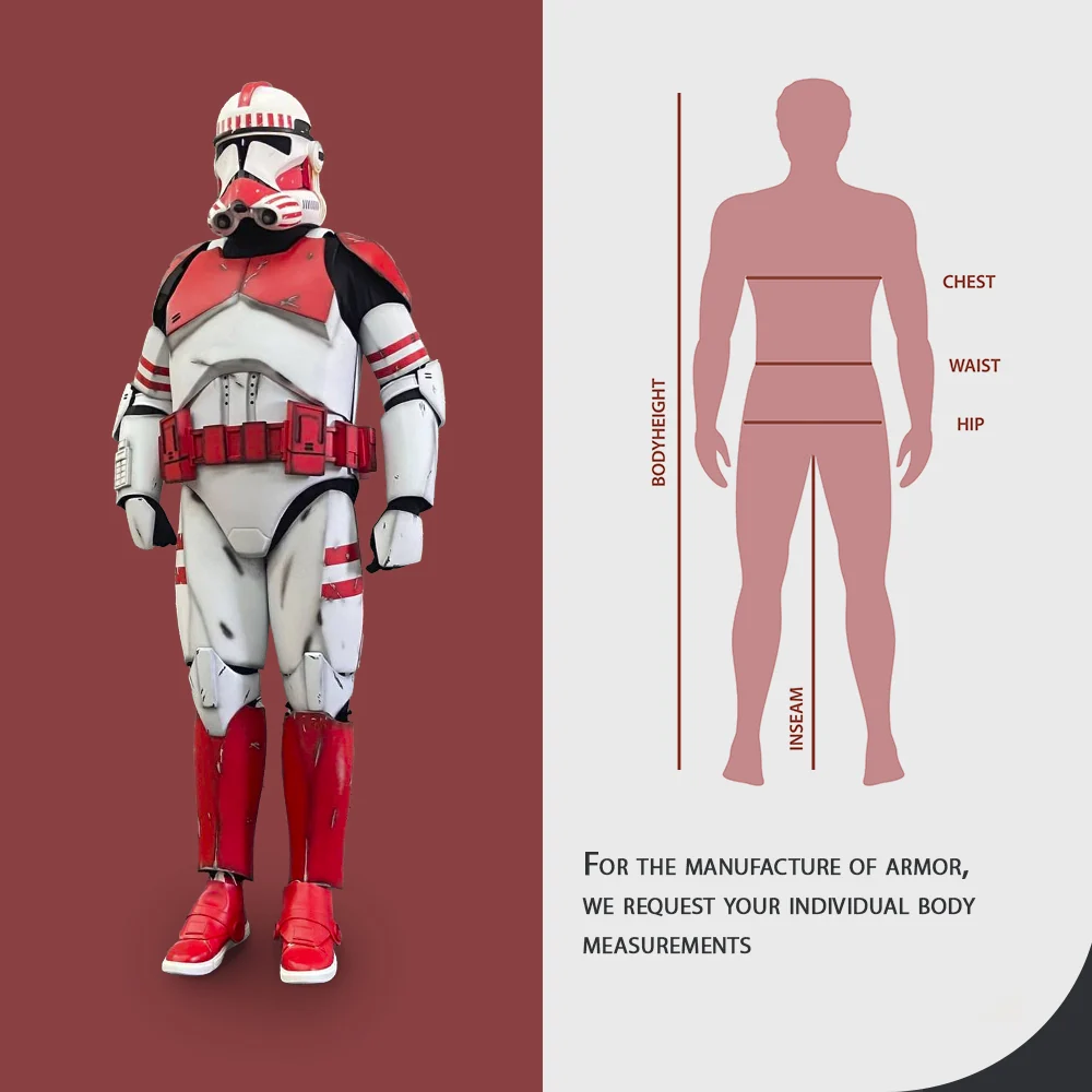Shock Clone Trooper Cosplay Armor Costume - Image 6