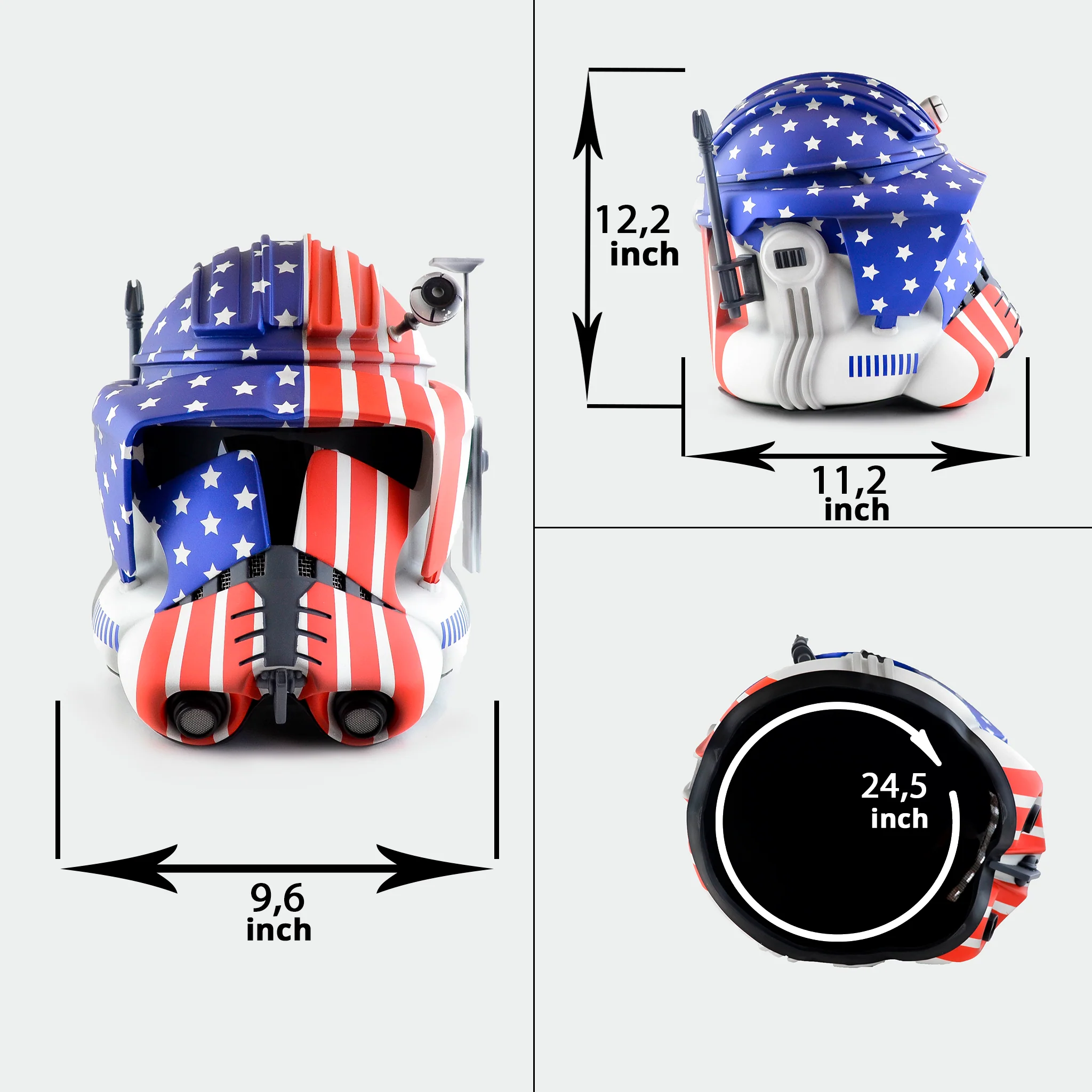 Commander Cody USA Flag Helmet - Image 15