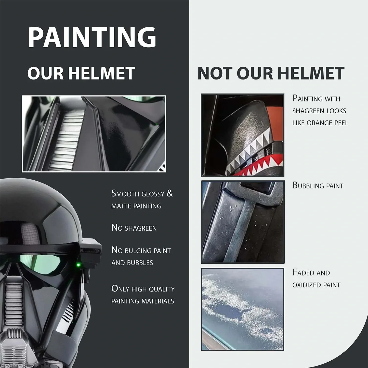 Death Trooper Helmet with LED - Image 9