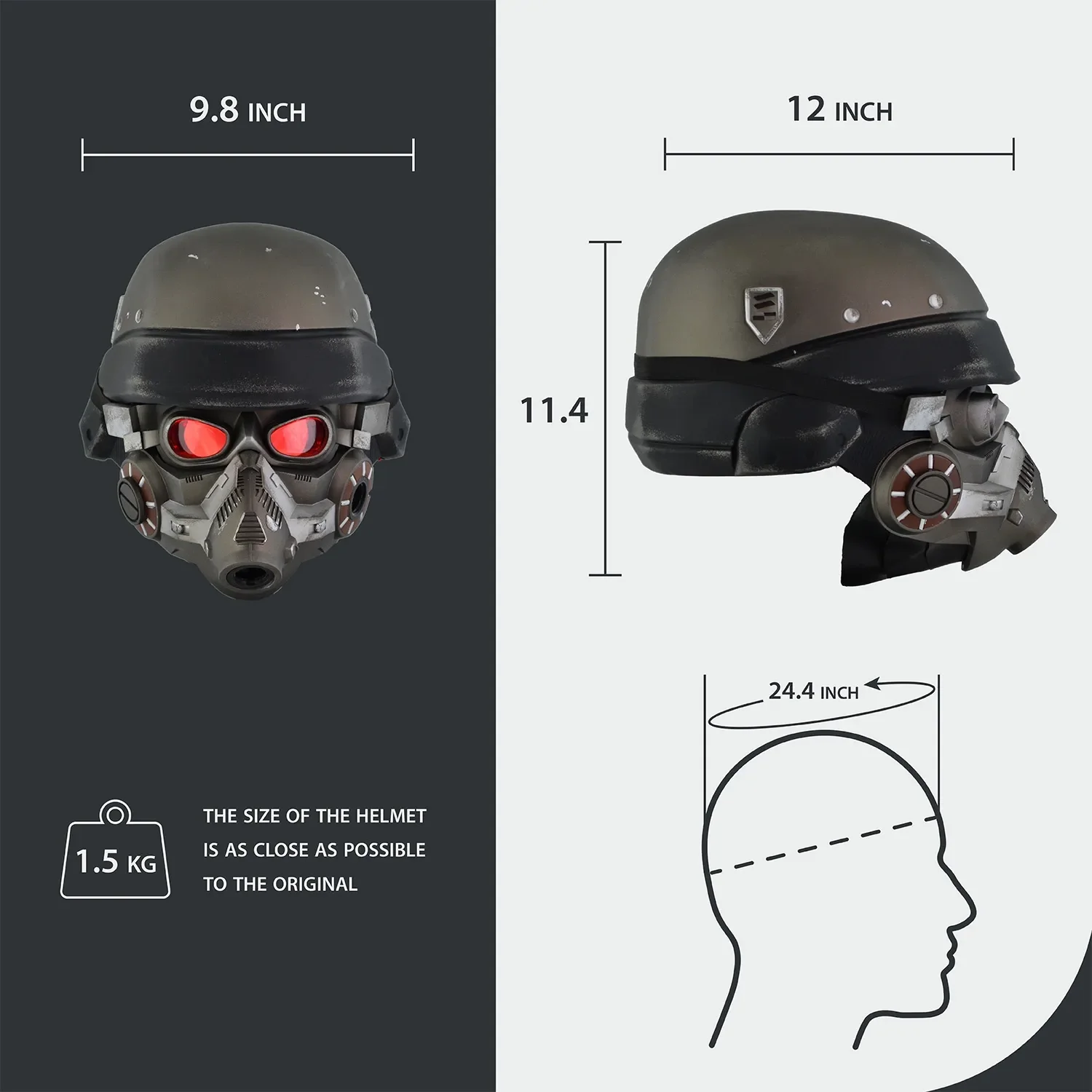 Helghast Helmet from Killzone 3 - Image 13