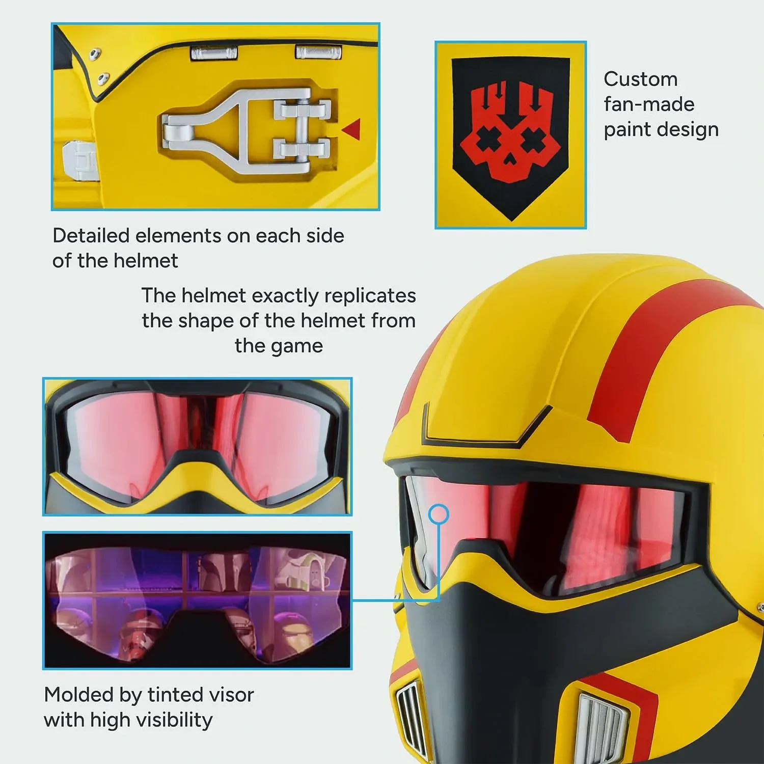 Helldivers 2 B-01 Helmet - Chaosdiver Gold Eagle - Image 7