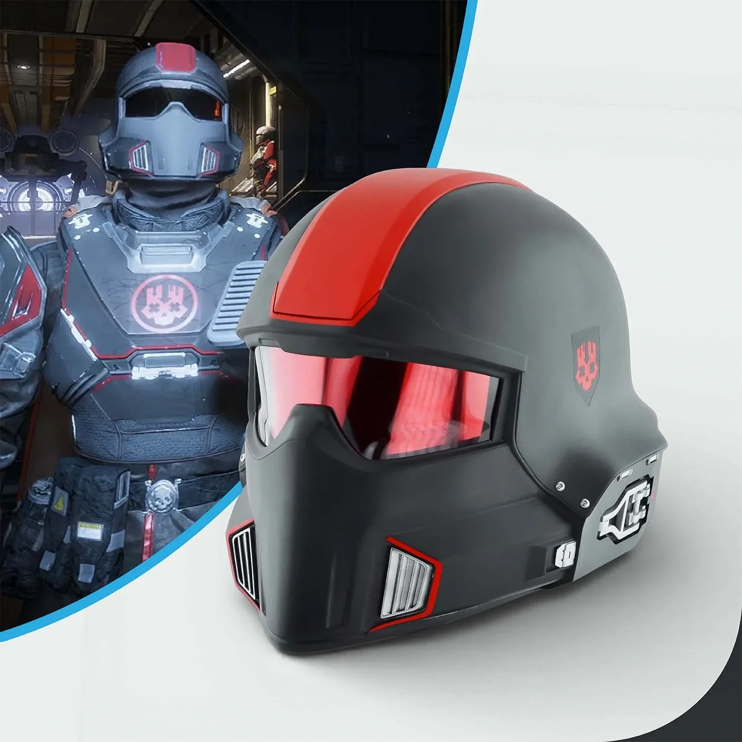 Helldivers 2 B-01 Helmet - Chaosdiver Middle Line - Image 7