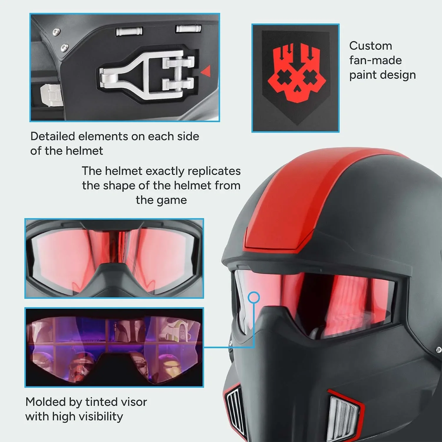 Helldivers 2 B-01 Helmet - Chaosdiver Middle Line - Image 8