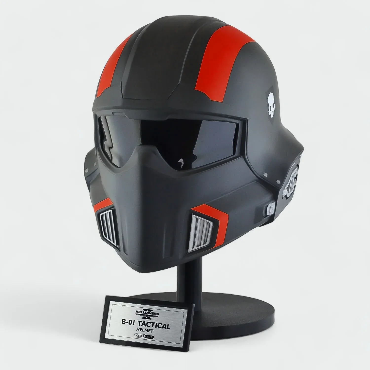 Helldivers 2 B-01 Tactical - Red Helmet