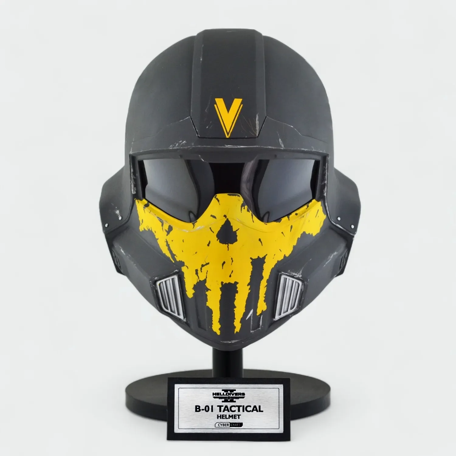 Helldivers 2 B-01 Tactical - Skull Custom Helmet - Image 3