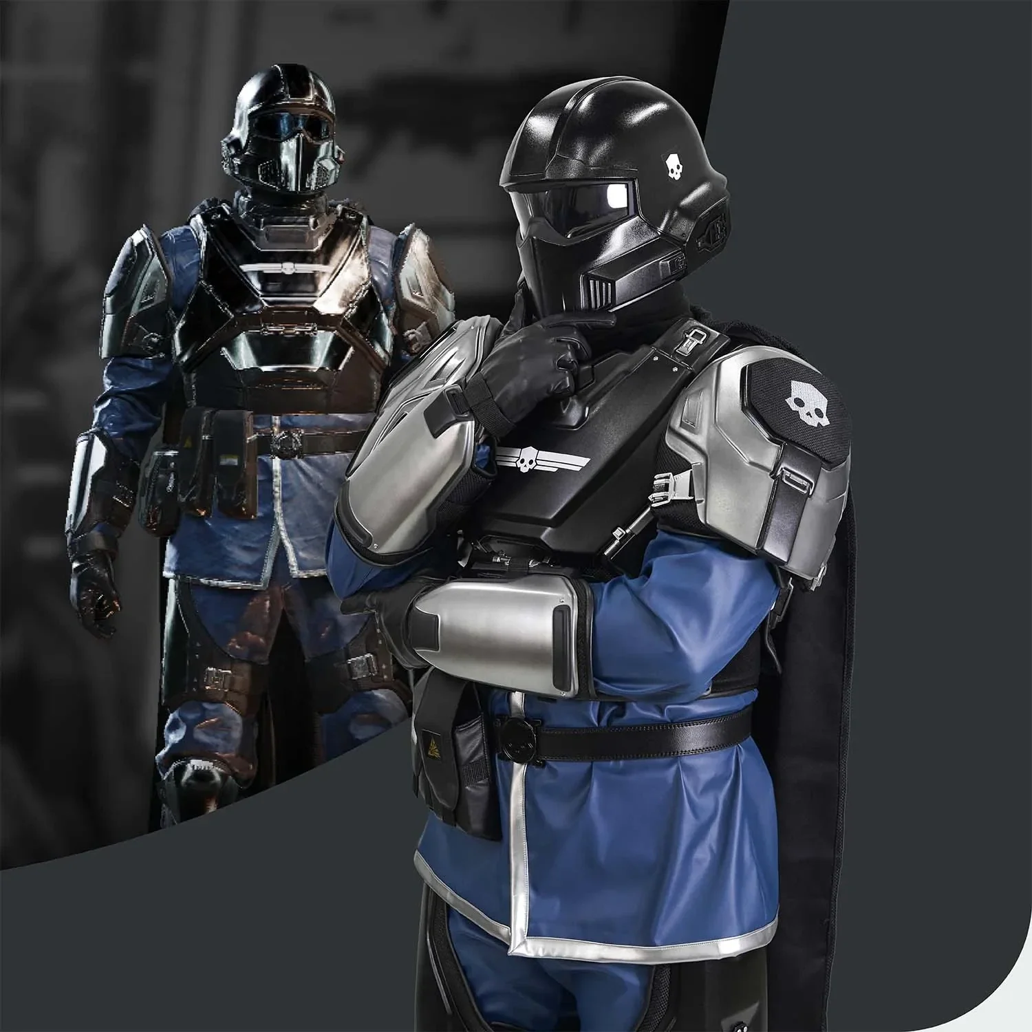 Helldivers 2 B-22 Black Costume - Image 3