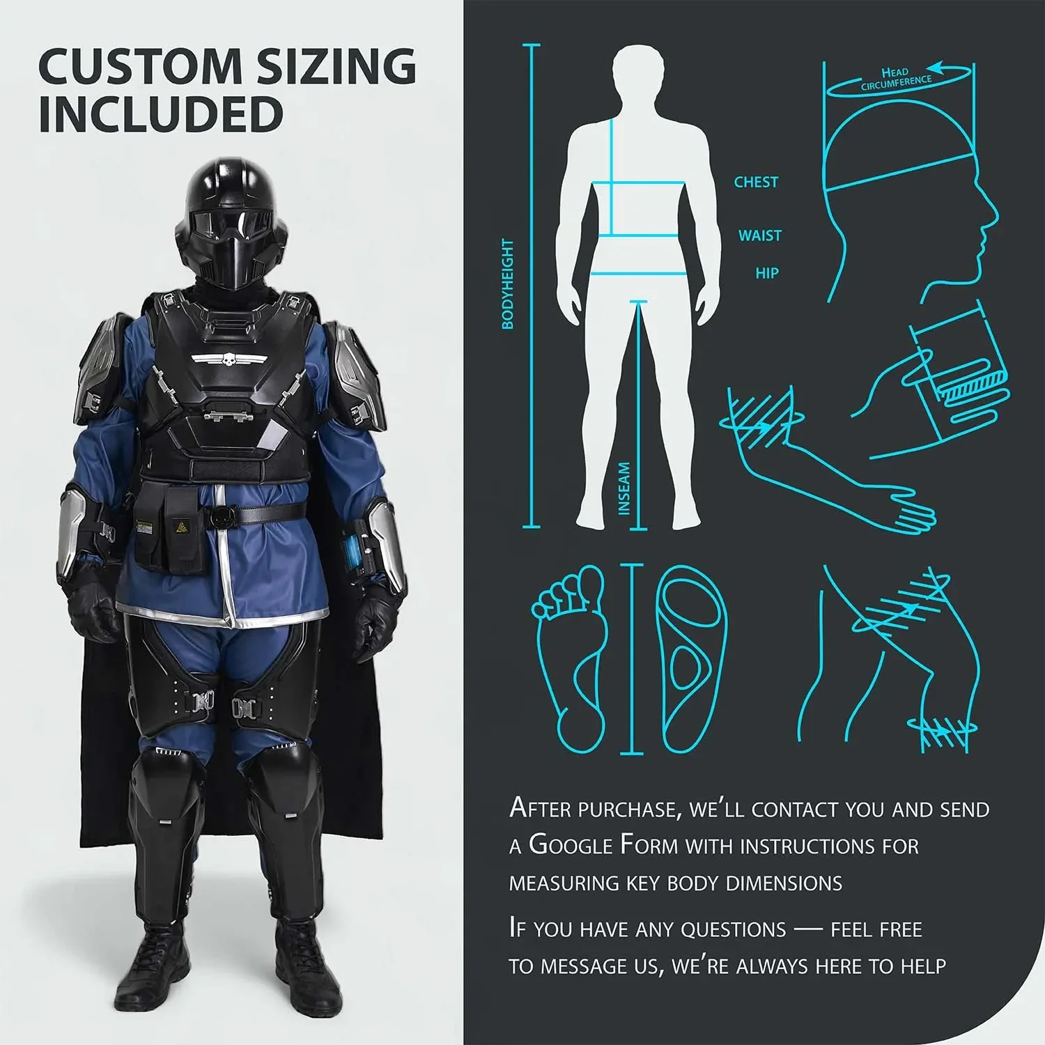 Helldivers 2 B-22 Black Costume - Image 8