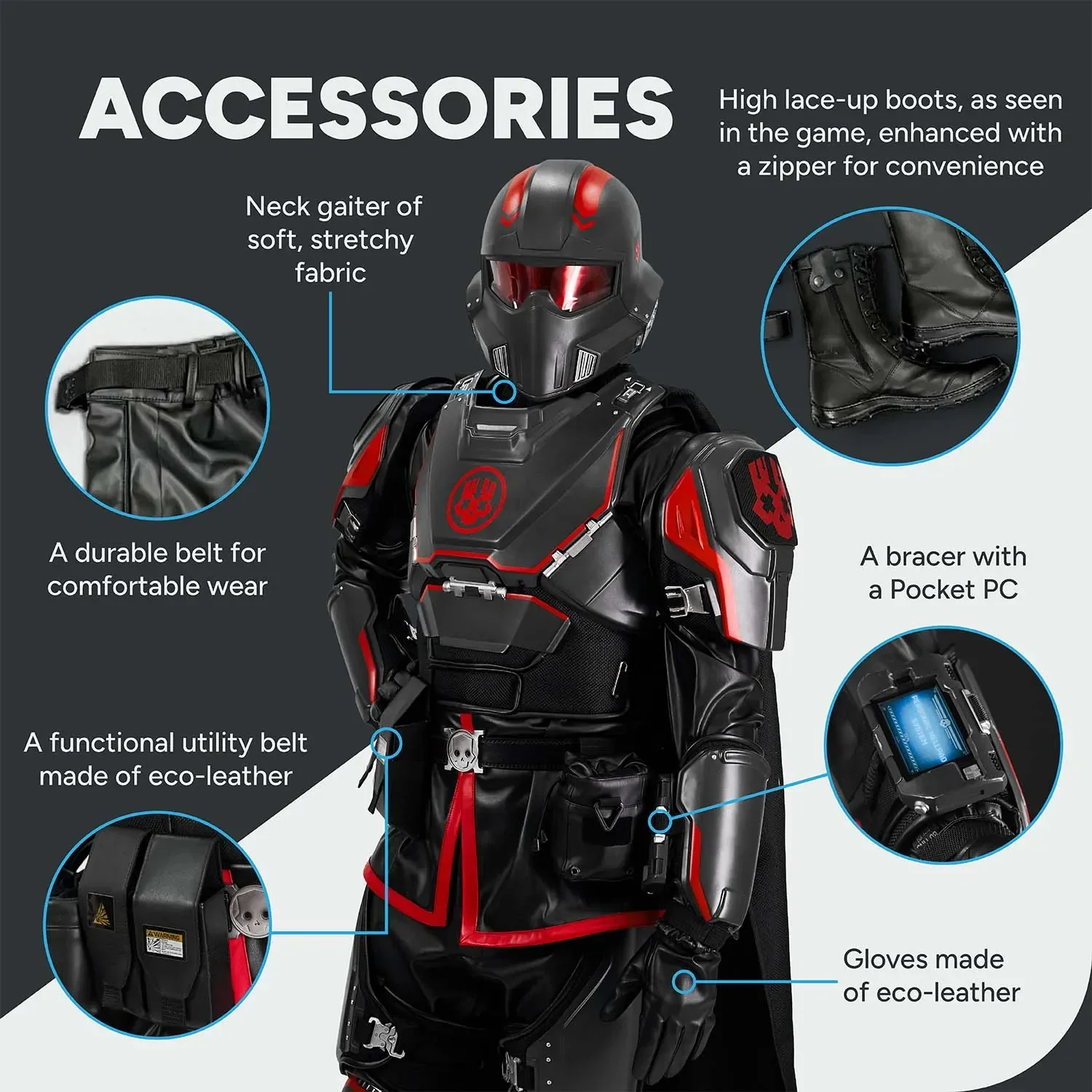 Helldivers 2 Chaosdiver Cosplay Costume - Image 7