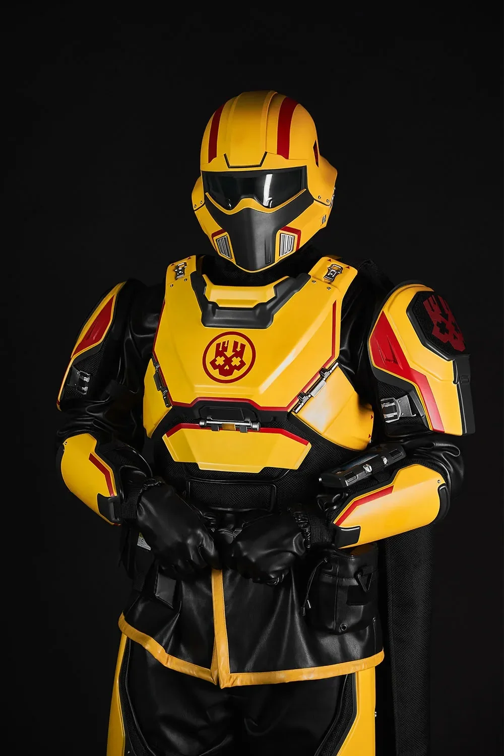 Helldivers 2 Chaosdiver Gold Eagle Cosplay Costume - Image 14