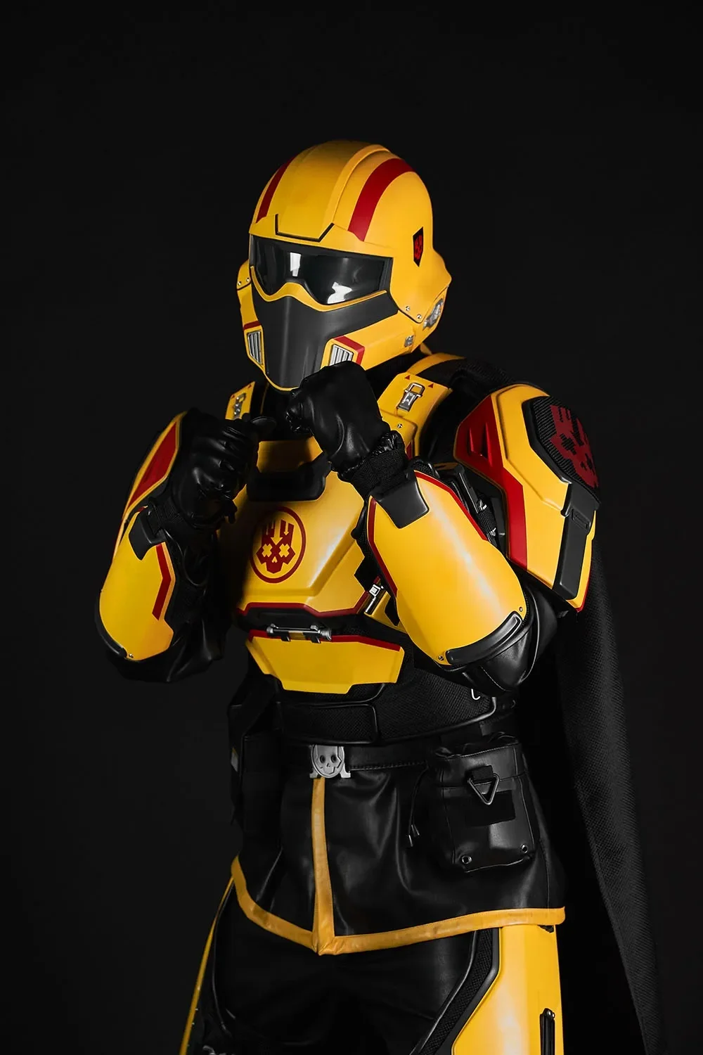 Helldivers 2 Chaosdiver Gold Eagle Cosplay Costume - Image 17